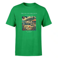 Thumbnail for VINTAGE G4084 - The Island Milk Run - Premium T-Shirt design on green premium t shirt