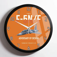 Thumbnail for F-5N F Adversary design on orange framed wall clock