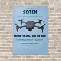 Thumbnail for ACSL SOTEN vertical canvas print - no frame - light blue background