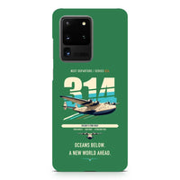 Thumbnail for Boeing 314 Clipper design on samsung case - green