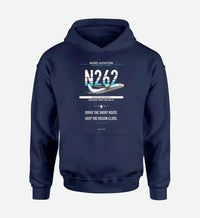Thumbnail for Nord 262A design on navy blue hoodie single side