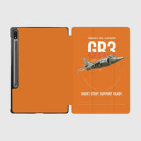 Thumbnail for Hawker Siddeley Harrier GR3 design on orange samsung tablet tablet case