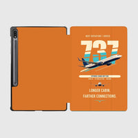 Thumbnail for Boeing 737-900ER design on orange samsung tablet tablet case