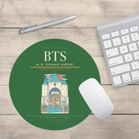 Thumbnail for M. R. Stefanik Airport BTS Mouse-Pad Round - Green
