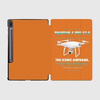 Thumbnail for DJI Phantom 4 Pro V2.0 design on orange samsung tablet tablet case