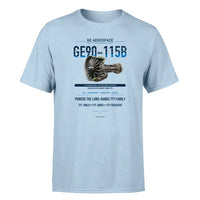 Thumbnail for GE90-115B design on light blue single side
