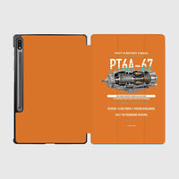 Thumbnail for PT6A-67 design on orange samsung tablet tablet case