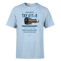 Thumbnail for TAY 611-8 design on light blue single side