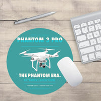 Thumbnail for DJI Phantom 3 Professional design on turquoise round mouse pad