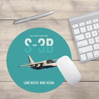 Thumbnail for S-3B Viking design on turquoise round mouse pad