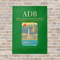 Thumbnail for Izmir Adnan Menderes Airport ADB - Canvas No Frame - Green