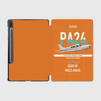 Thumbnail for Piper PA-24-250 Comanche 250 design on orange samsung tablet tablet case