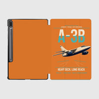 Thumbnail for A-3B Skywarrior design on orange samsung tablet tablet case