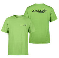 Thumbnail for Cargojet logo on light green double side t shirt