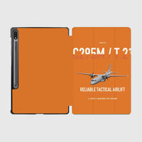 Thumbnail for Airbus C295M T.21 design on orange samsung tablet tablet case