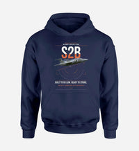 Thumbnail for Blackburn Buccaneer S2B design on navy blue double-side hoodie, single-side print