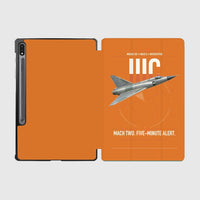 Thumbnail for Dassault Mirage IIIC design on orange samsung tablet tablet case