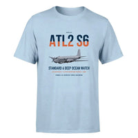 Thumbnail for Atlantique 2 Standard 6 design on light blue double-side t-shirt, single-side print