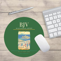 Thumbnail for Milas-Bodrum Airport BJV Mouse-Pad Round - Green
