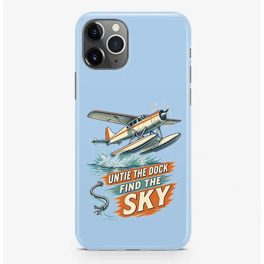 SIGNAL 570 - Untie The Dock Find The Sky - MagSafe iPhone Pro Max design on light blue magsafe iphone pro max