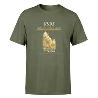 Thumbnail for Fort Smith Airport (FSM) Premium T-Shirt Green Army