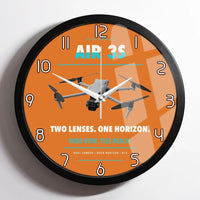 Thumbnail for DJI Air 3S design on orange framed wall clock