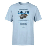 Thumbnail for CATALYST design on light blue single side