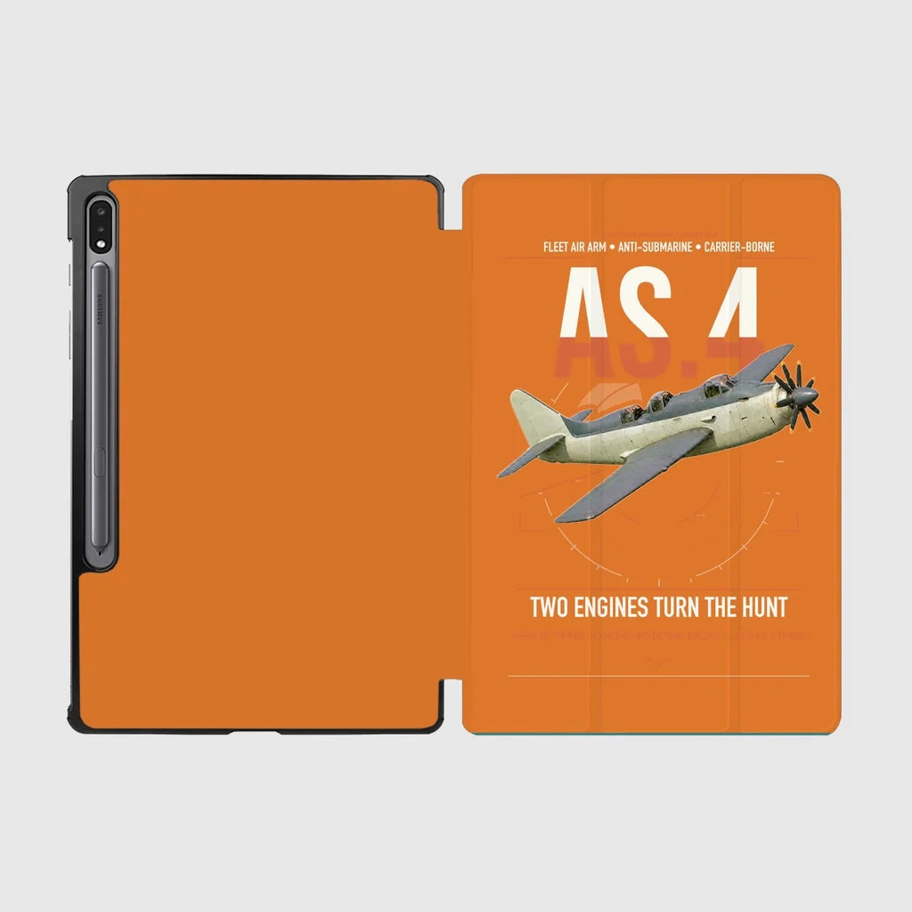 Fairey Gannet AS.4 design on orange samsung tablet tablet case