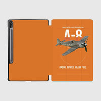 Thumbnail for Focke-Wulf Fw 190A-8 design on orange samsung tablet tablet case