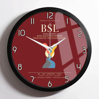 Thumbnail for EuroAirport Basel-Mulhouse-Freiburg BSL Wall-Clock Framed - Dark Red