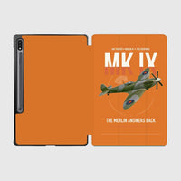Thumbnail for Supermarine Spitfire Mk IX design on orange samsung tablet tablet case
