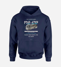 Thumbnail for PT6E-67XP design on navy blue hoodie single side
