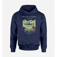 Thumbnail for VINTAGE G4095 - The Fog Landing - Premium Hoodie design on navyblue premium