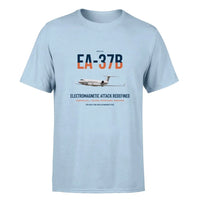 Thumbnail for EA-37B Compass Call design on light blue double-side t-shirt, single-side print