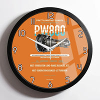 Thumbnail for PW800 design on orange framed wall clock