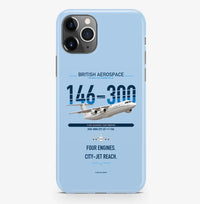 Thumbnail for BAe 146-300 design on light blue magsafe iphone case, for iPhone Pro Max