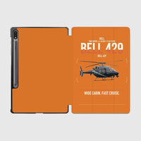 Thumbnail for Bell 429 design on orange samsung tablet tablet case