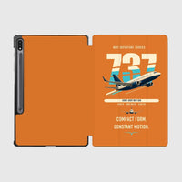 Thumbnail for Boeing 737-700 NG design on orange samsung tablet tablet case