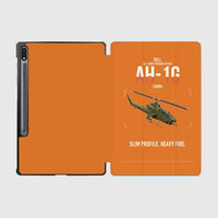 Thumbnail for Bell AH-1G Cobra design on orange samsung tablet tablet case