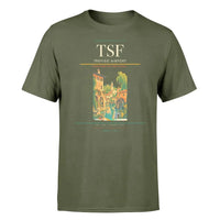 Thumbnail for Treviso Airport (TSF) T-Shirt single-side front print in Green Army | treviso-airport-tsf-double-side-t-shirt