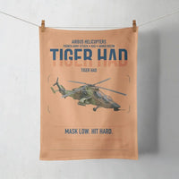 Thumbnail for Airbus Helicopters Tiger HAD design on orange towel