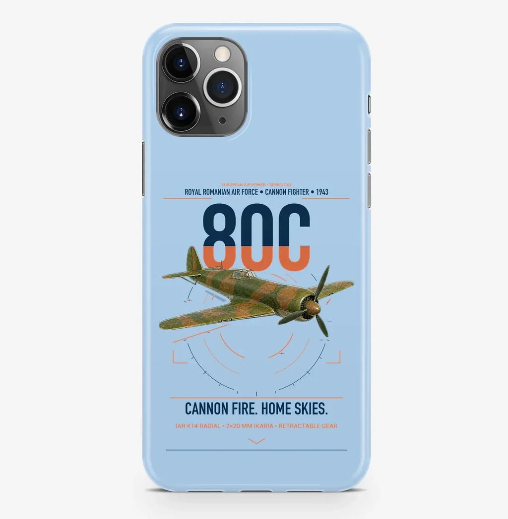 IAR 80C design on light blue magsafe iphone case, for iPhone Pro Max