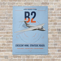 Thumbnail for Handley Page Victor B2 vertical canvas print - no frame - light blue background
