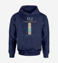 Thumbnail for Bauerfield International Airport (VLI) design on navy blue hoodie single-side print