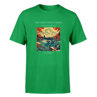 Thumbnail for VINTAGE G4433 - The First Frost Ferry - Premium T-Shirt design on green premium t shirt