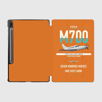 Thumbnail for Piper M700 Fury design on orange samsung tablet tablet case