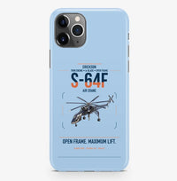 Thumbnail for Erickson S-64F Air Crane design on light blue magsafe iphone case, for iPhone Pro Max