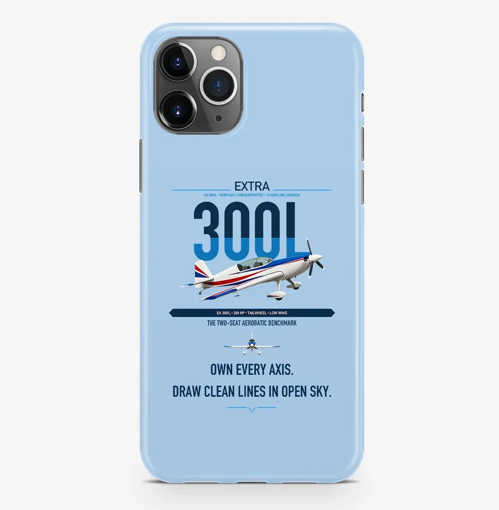 Extra 300L design on light blue magsafe iphone case, for iPhone Pro Max