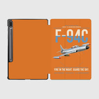 Thumbnail for F-94C Starfire design on orange samsung tablet tablet case