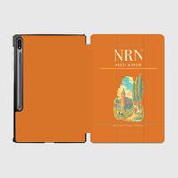 Thumbnail for Weeze Airport (NRN) design on orange samsung tablet tablet case
